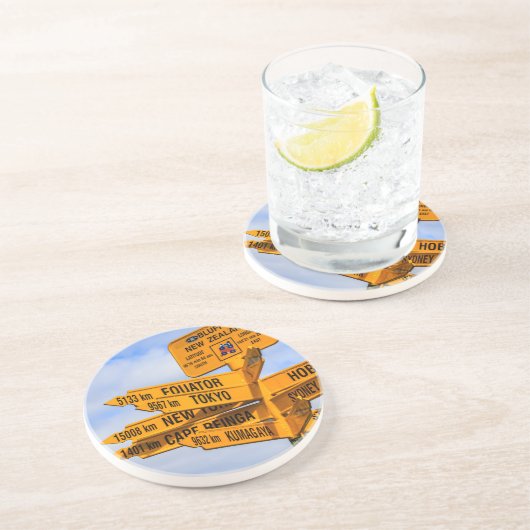 Das Ende der Straße Getränkeuntersetzer (Seite)