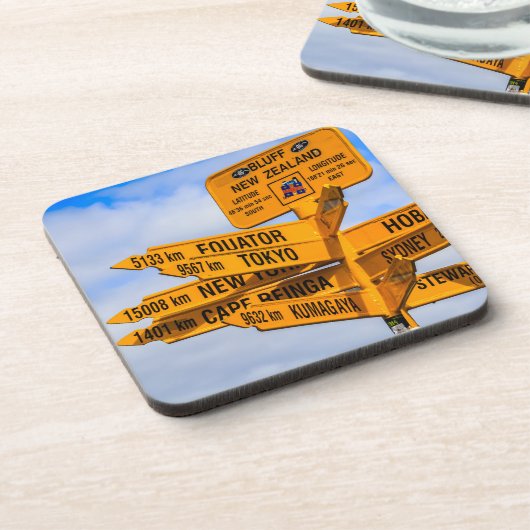 Das Ende der Straße Getränkeuntersetzer (Linke Seite)