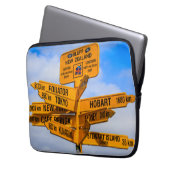 Das Ende der Straße Laptopschutzhülle (Vorderseite Links)