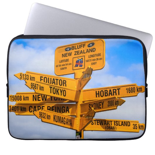 Das Ende der Straße Laptopschutzhülle (Vorderseite)