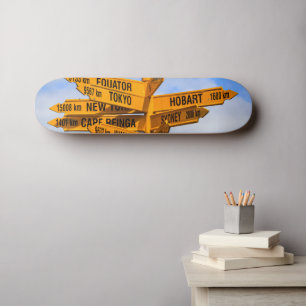 Das Ende der Straße Skateboard