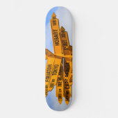 Das Ende der Straße Skateboard (Vorderseite)