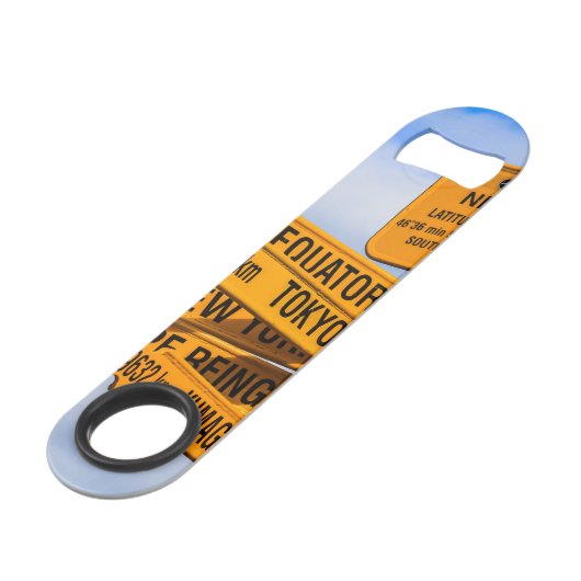 Das Ende der Straße Speed Flaschenöffner (Vorderseite Schrägansicht)