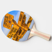 Das Ende der Straße Tischtennis Schläger (Seitenansicht)