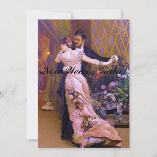 Das Ende der Tänzer Einladung (Vorderseite)