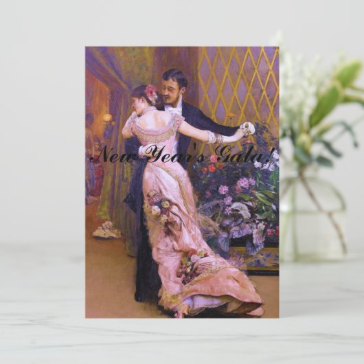 Das Ende der Tänzer Einladung (Stehend Vorderseite)