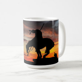 Das Ende der Trail Coffee Tasse