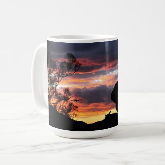 Das Ende der Trail Coffee Tasse (Vorderseite Links)