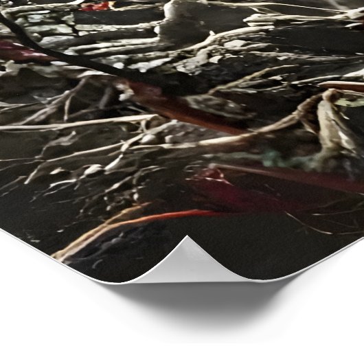 Das Ende der Welt | AI Art Poster (Ecke)