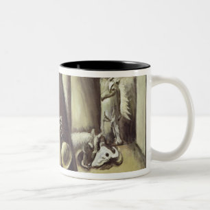 Das Ende der Welt, c.1929 Zweifarbige Tasse