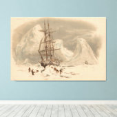 Das Ende der Welt. Cornwall  Leinwanddruck (Insitu (Holzboden))