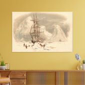 Das Ende der Welt. Cornwall  Leinwanddruck (Insitu (Wohnzimmer))