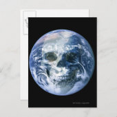 Das Ende der Welt Postkarte (Vorne/Hinten)