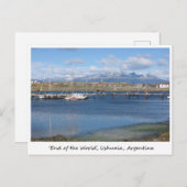 Das Ende der Welt, Ushuaia, Argentinien Postkarte (Vorne/Hinten)