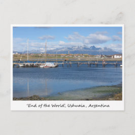 Das Ende der Welt, Ushuaia, Argentinien Postkarte