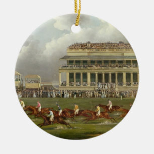 Das Ende des Epsoms Derby im Jahre 1822 Keramik Ornament