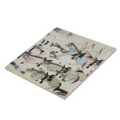 Das Ende des Kampfes (Tinte auf Papier) Fliese (Seite)