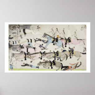 Das Ende des Kampfes (Tinte auf Papier) Poster