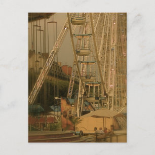 Das Ende des Messetages Postkarte
