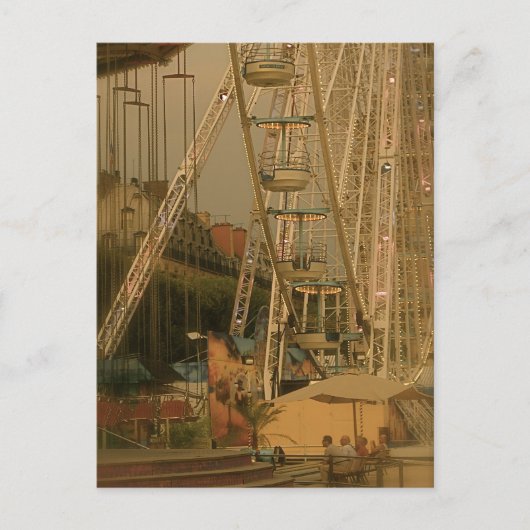 Das Ende des Messetages Postkarte (Vorderseite)