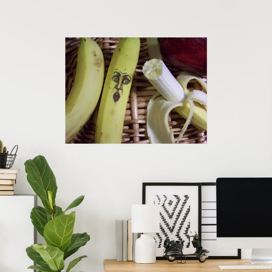 das Ende des Obstkorbs.. Poster (Heimbüro)