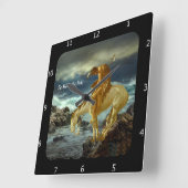 DAS ENDE DES PILLOW QUADRATISCHE WANDUHR (Winkel)