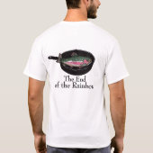 Das Ende des Regenbogens "Forelle " T-Shirt (Rückseite)