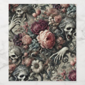 Das Ende des Schlummers – Gothic Victorian Weinetikett (Einzelnes Label)