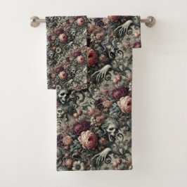 Das Ende des Schlummers - gotisch Viktorianisch Badhandtuch Set