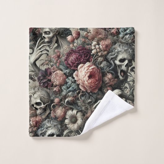 Das Ende des Schlummers - gotisch Viktorianisch Badhandtuch Set (Waschlappen)