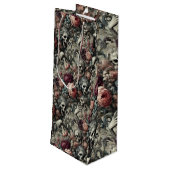 Das Ende des Schlummers - gotisch Viktorianisch Geschenktüte Für Weinflaschen (Rückseite Schrägansicht)