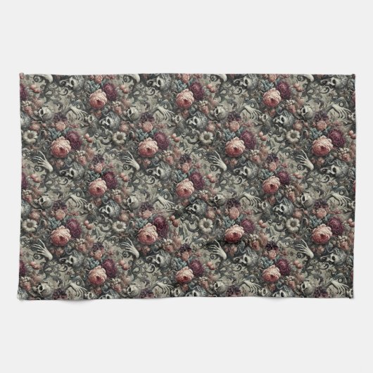 Das Ende des Schlummers - gotisch Viktorianisch Geschirrtuch (Horizontal)