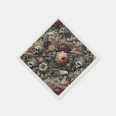 Das Ende des Schlummers - gotisch Viktorianisch Serviette (Ecke)