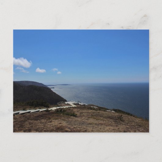 Das Ende des Skyline-Weges Postkarte (Vorderseite)