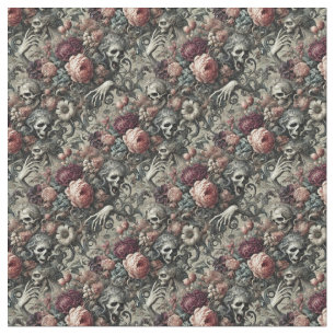 Das Ende des Slumbers - gotische Dense Tile Stoff