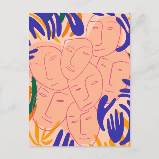 Das Ende des Sommers Postkarte (Vorderseite)