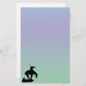 Das Ende des Stationierungspapiers für die Trail-S Briefpapier (Vorne/Hinten)