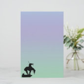 Das Ende des Stationierungspapiers für die Trail-S Briefpapier (Stehend Vorderseite)