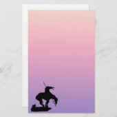 Das Ende des Stationierungspapiers für die Trail-S Briefpapier (Vorne/Hinten)