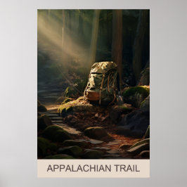 Das Ende des Tages auf dem Appalachian Trail Poste Poster