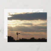 Das Ende des Tages Postkarte (Vorne/Hinten)
