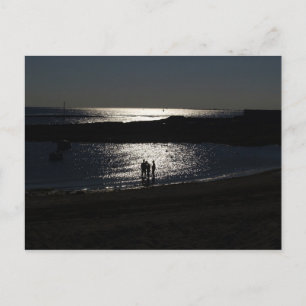 Das Ende des Tages Postkarte