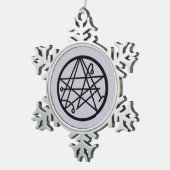 Das Ende des Tors Schneeflocken Zinn-Ornament (Rechts)