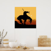 Das Ende des Trail Silhouette Poster (Küche)