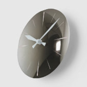 Das Ende des Tunnels Runde Wanduhr (Winkel)
