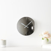 Das Ende des Tunnels Runde Wanduhr (Zuhause)