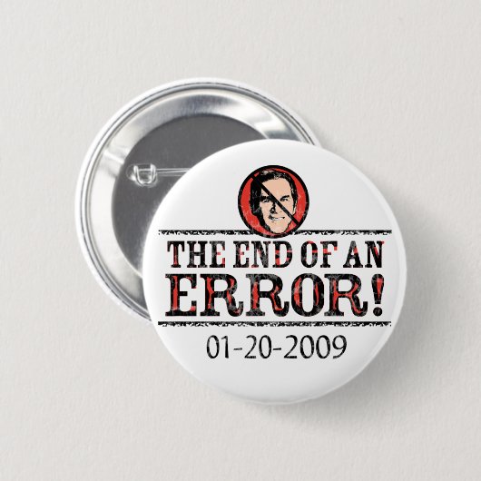 Das Ende eines Fehler-Knopfes Button (Vorne & Hinten)