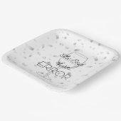 Das Ende eines fehlerhaften Wein-Scheidungsabends Pappteller (Gewinkelt)