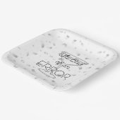 Das Ende eines Fehlers Scheidungsparty Martini Pappteller (Gewinkelt)