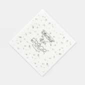 Das Ende eines Fehlers Scheidungsparty Serviette (Ecke)